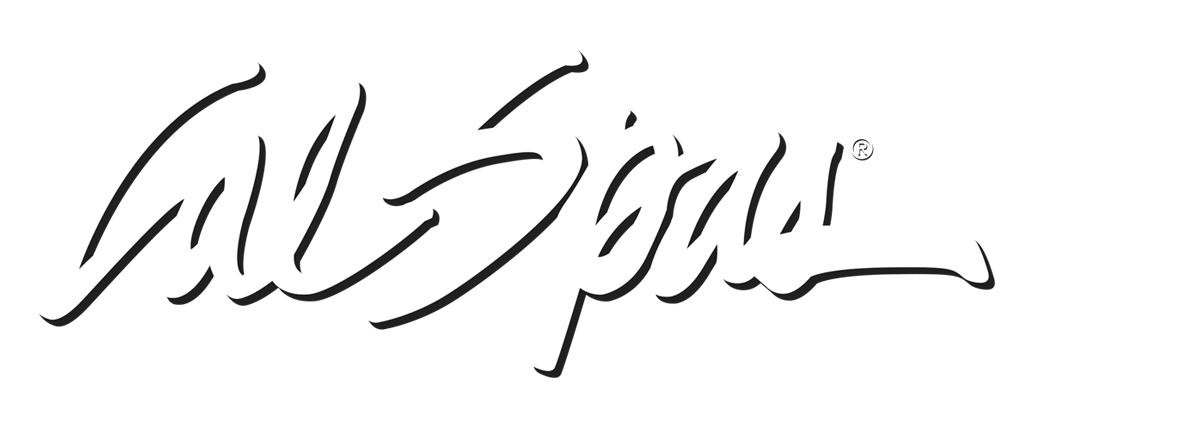 Calspas White logo Palm Desert